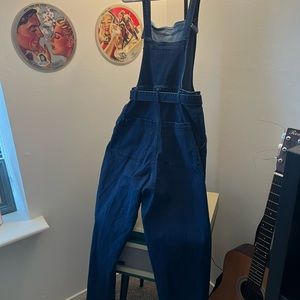 Dark denim overalls. Size 10.